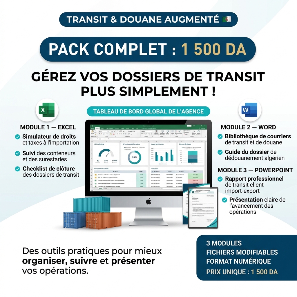 PACK TRANSIT & DOUANE AUGMENTÉ