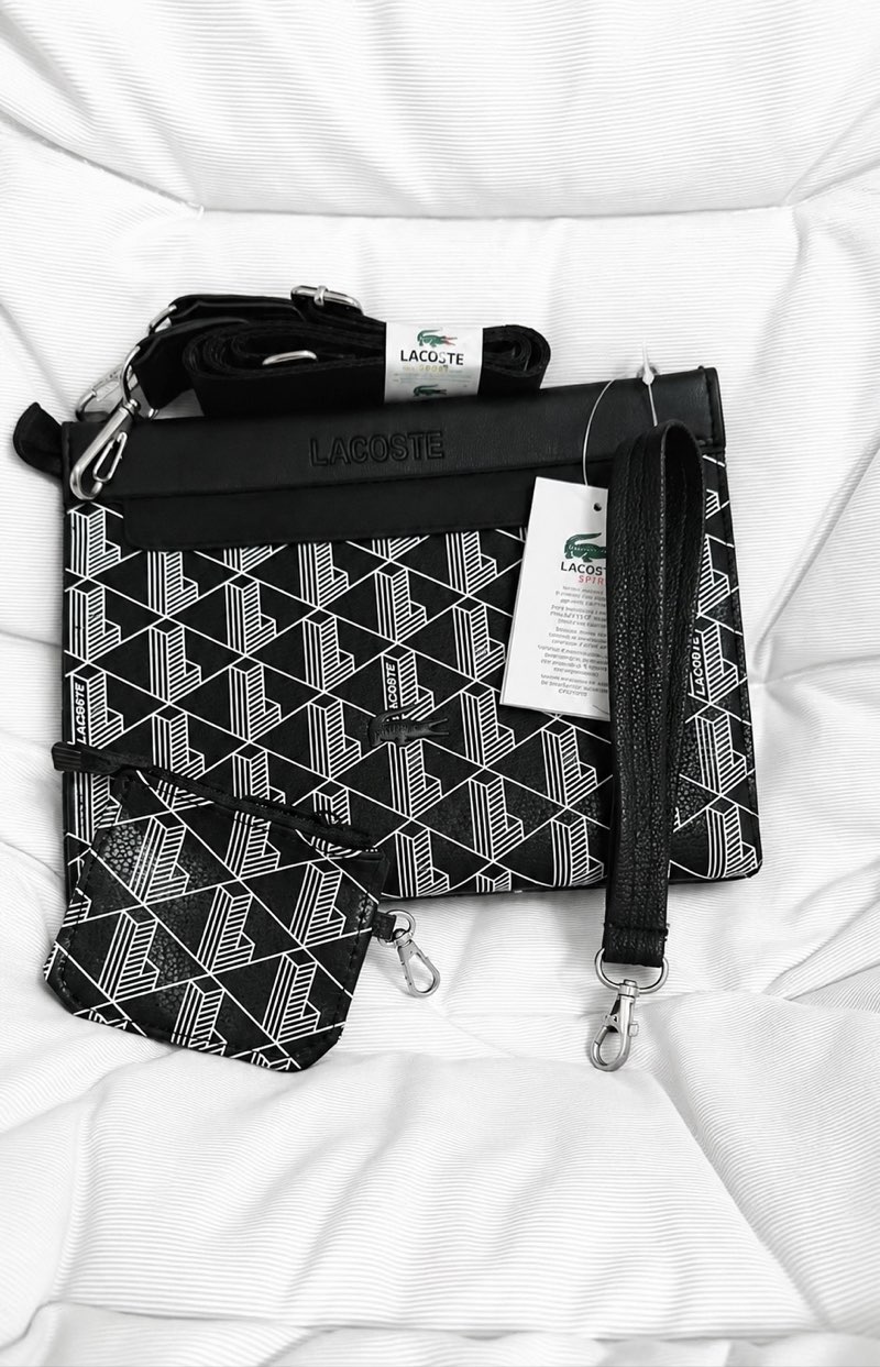 Sacoche Lacoste style sac à main - Miniature 2