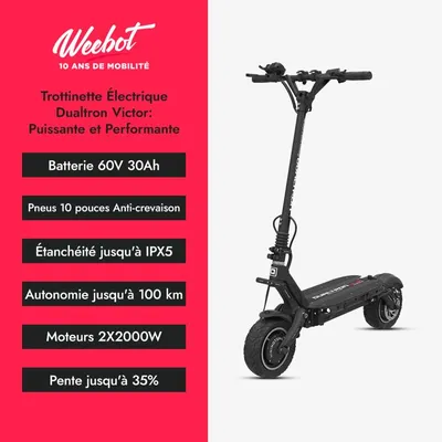 Trotinette DualTron Victor - Miniature 2