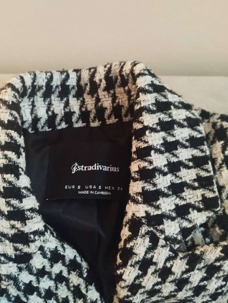 Veste pieds de poule stradivarius - Miniature 2