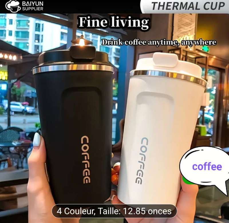 Thermos coffee noir 380 ml
