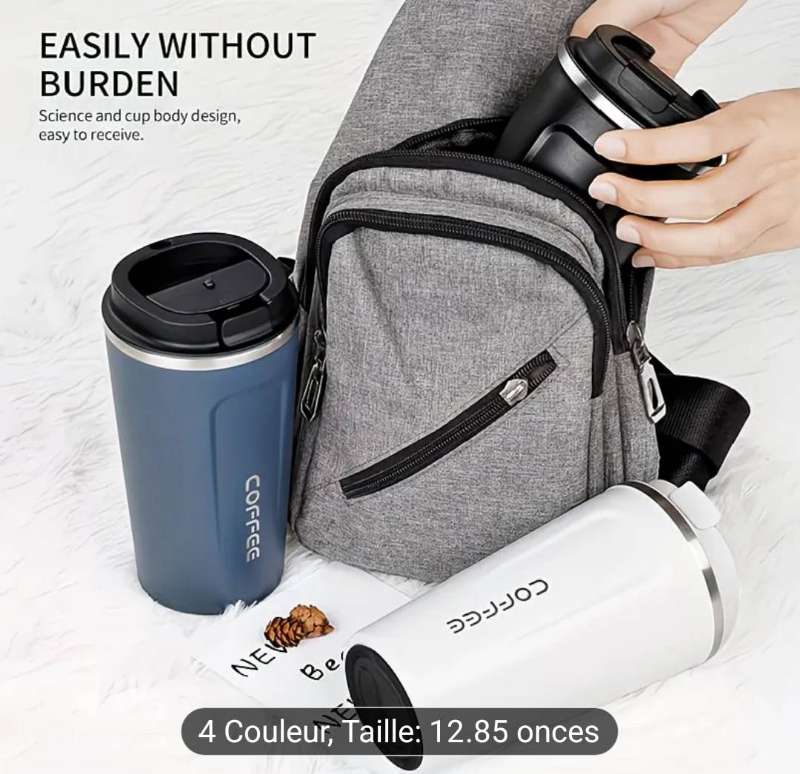 Thermos coffee noir 380 ml - Miniature 4