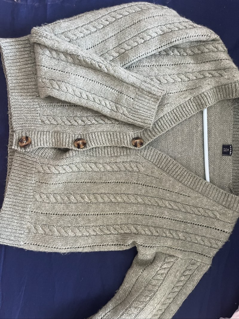 Gilet vert , kiabi , taille: XS/34-36 - Miniature 2