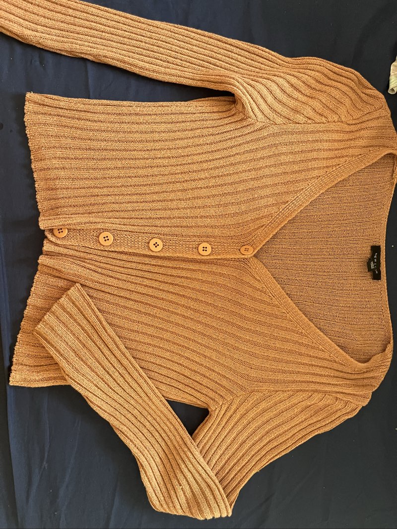 Gilet orange , taille S/36-38