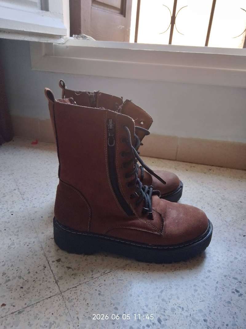Bottes hiver marron - Miniature 4