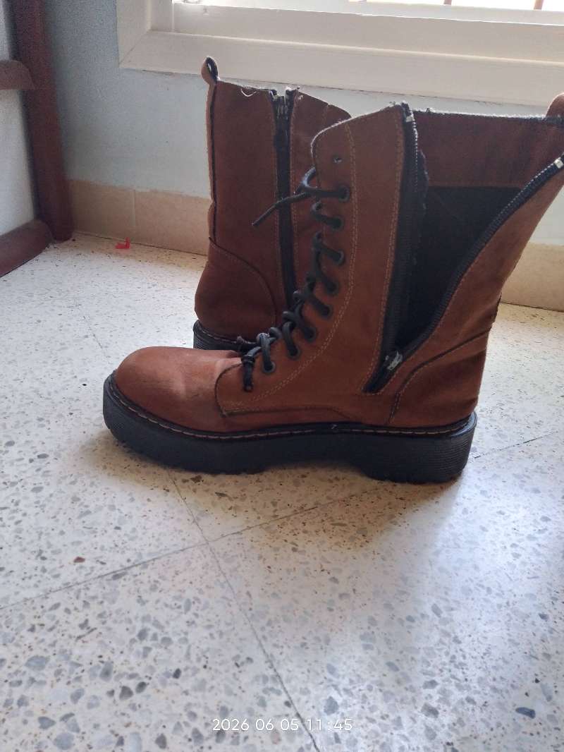 Bottes hiver marron - Miniature 3