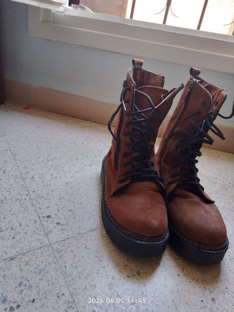 Bottes hiver marron - Miniature 2