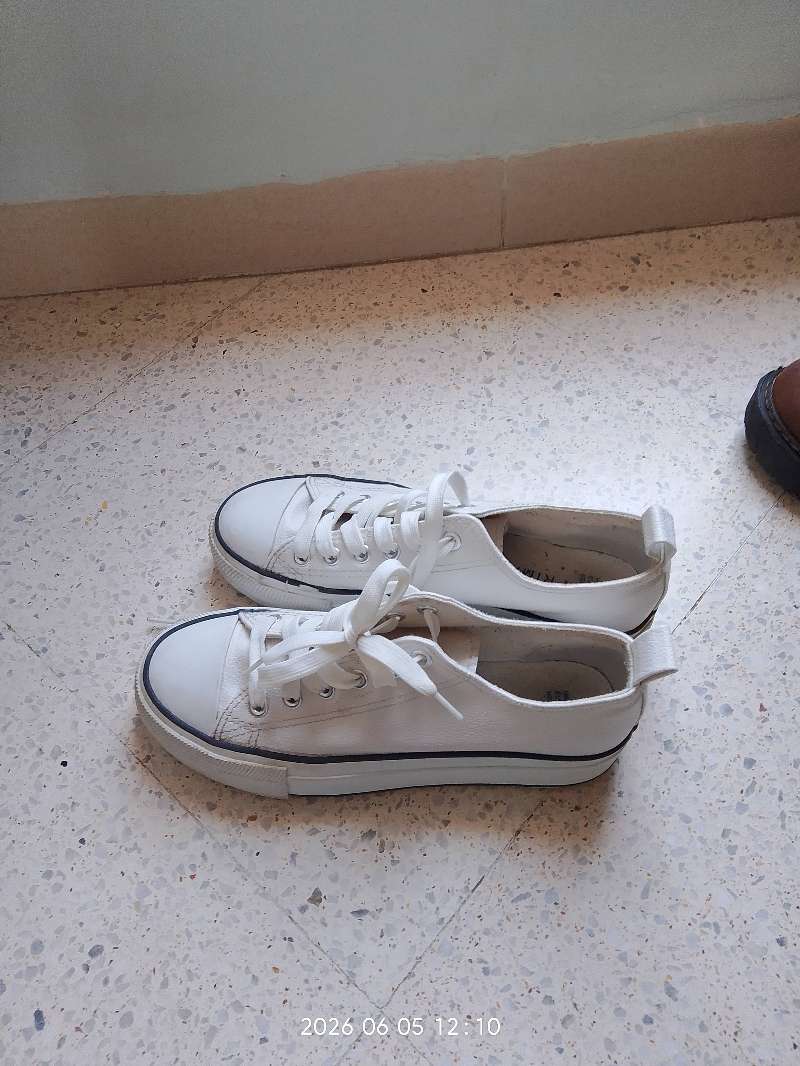 Converse bats pour eté blanche - Miniature 3