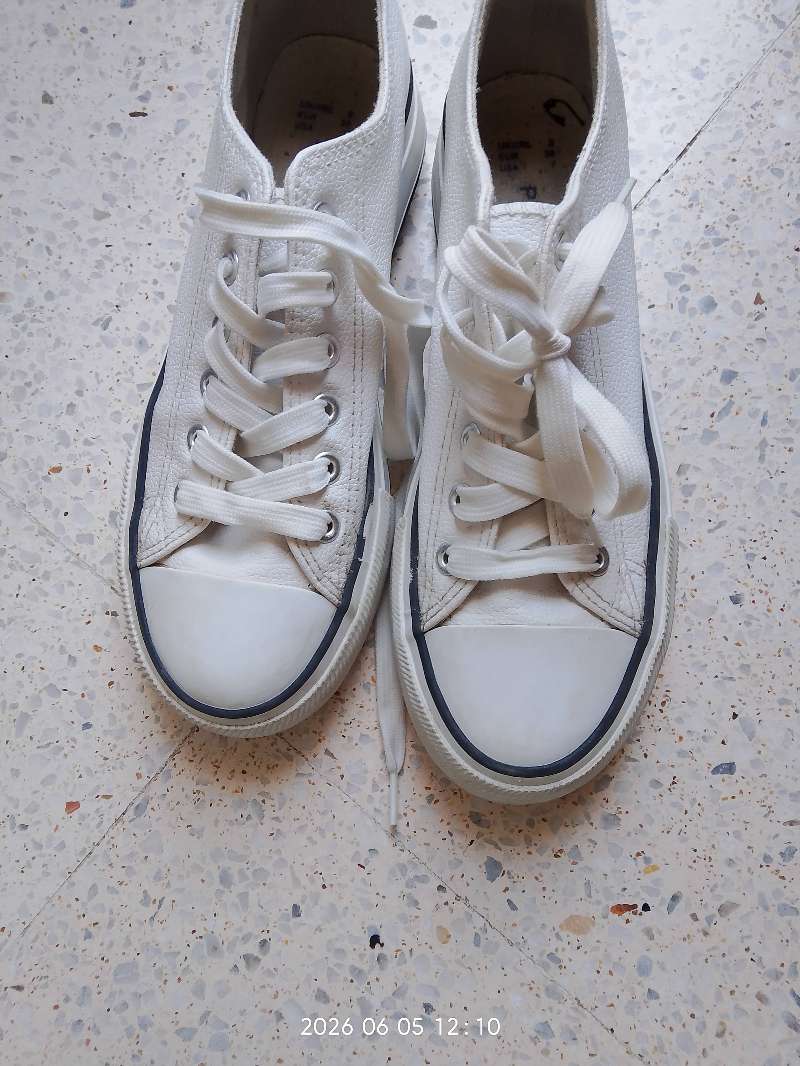 Converse bats pour eté blanche