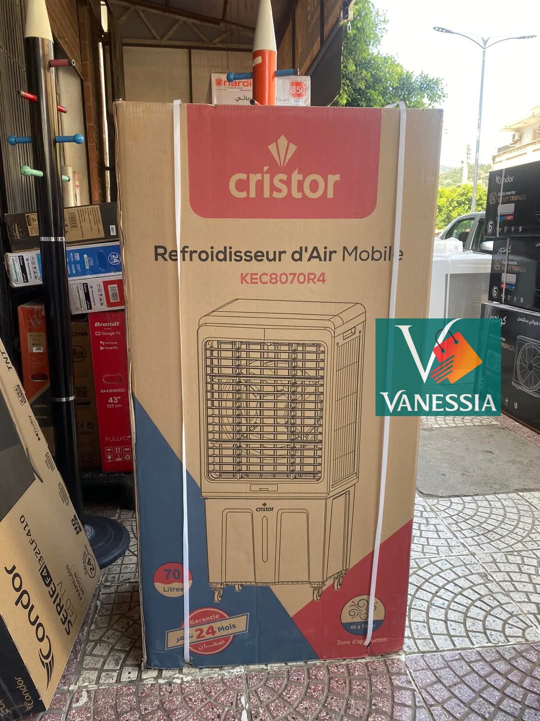 Refroidisseur d’air marque cristor 70L    - Miniature 2