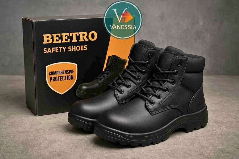 Chaussure de sécurité fabriqué du cuir solide et de haute qualité pointure BEETR