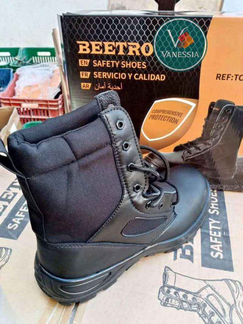 Chaussure de sécurité fabriqué du cuir solide et de haute qualité pointure BEETR - Miniature 5
