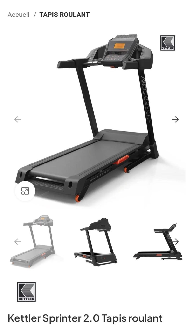 Tapis Roulant marque KETLLER
