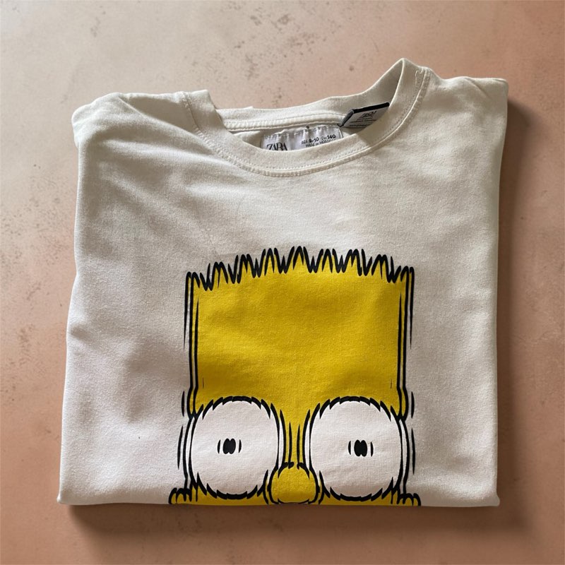 Ensemble T-shirt & Short Les Simpsons (ZARA) - Taille 9/10 ans (140 cm) - Miniature 4