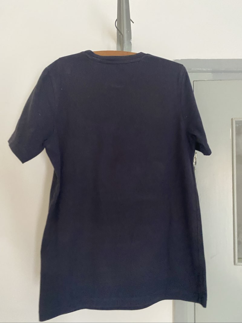 T-shirt Adidas bleu marine - Logo graphique rouge - 11-12 ans - Miniature 2