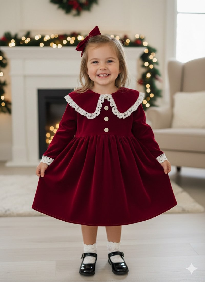 Robe col Claudine - Miniature 6