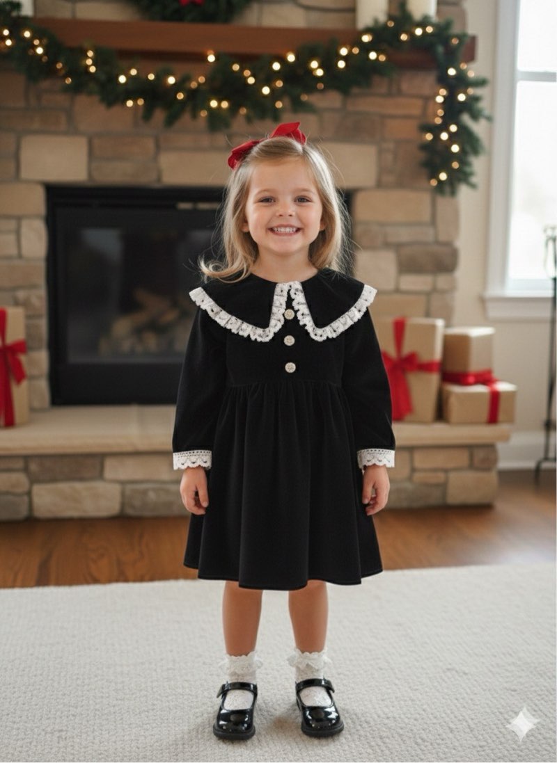Robe col Claudine - Miniature 7