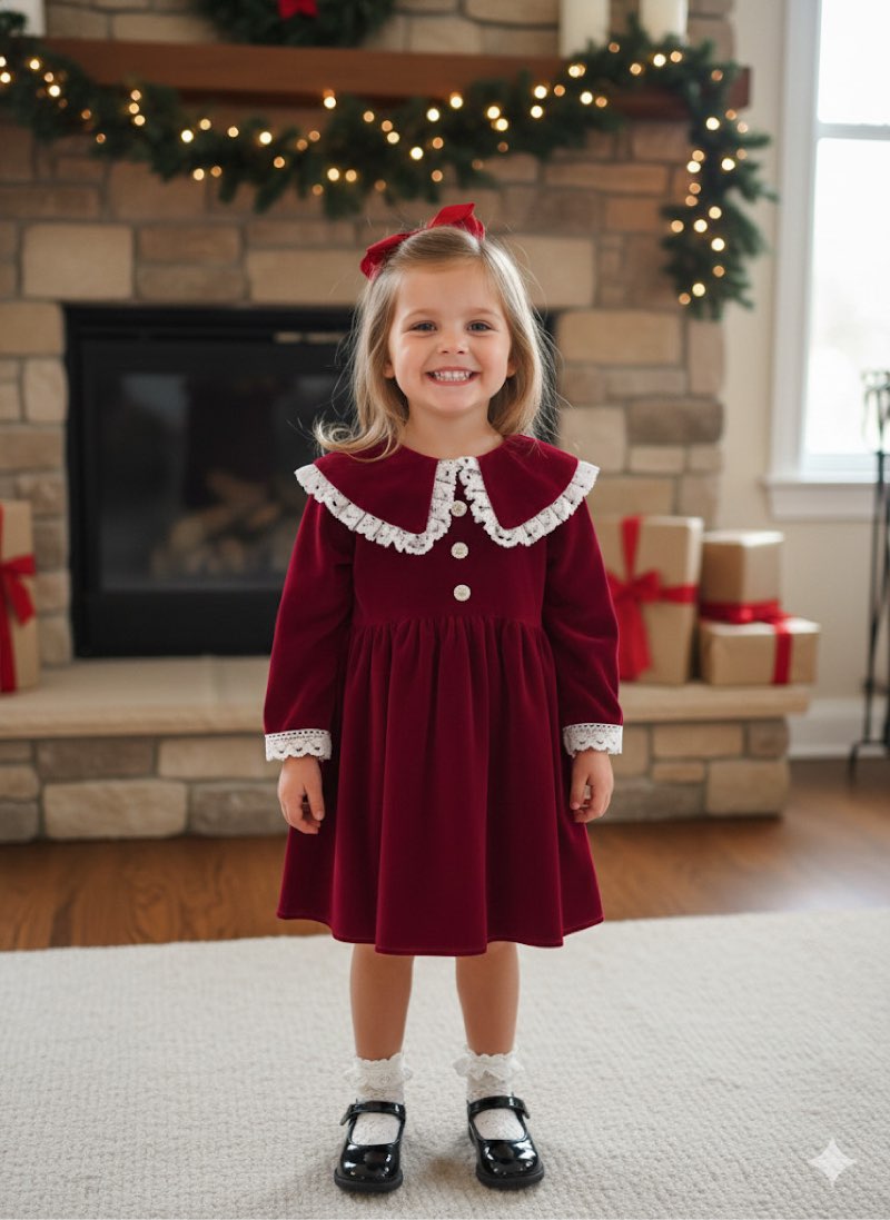 Robe col Claudine - Miniature 5