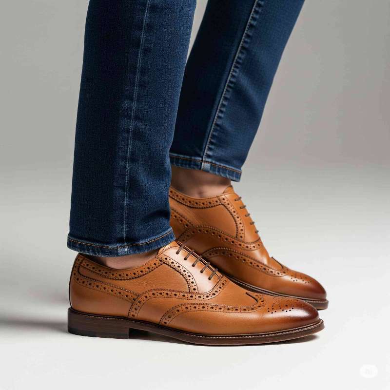 Chaussure classique homme cuir véritable - Miniature 4