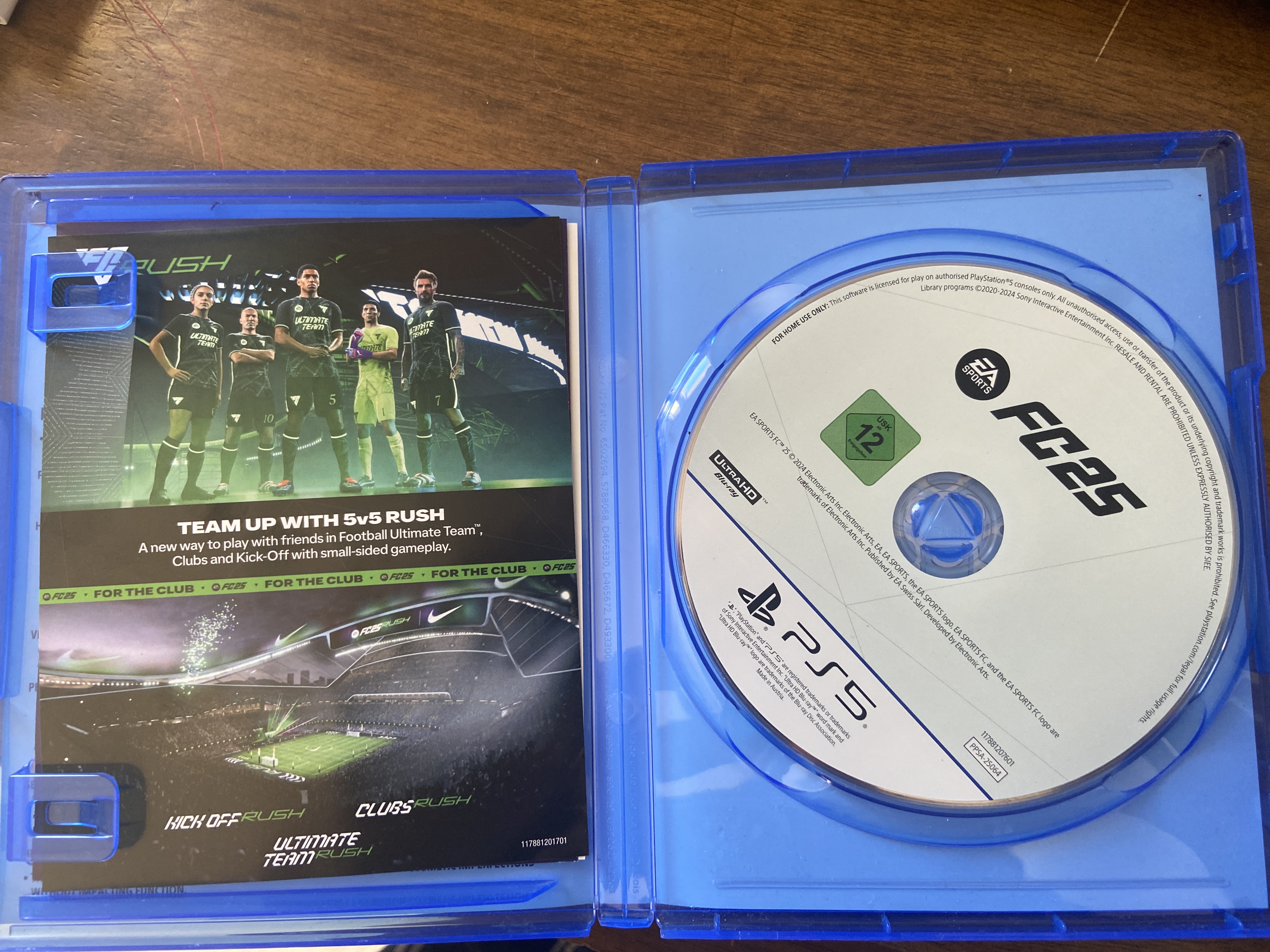 Fc 25 CD PS5.