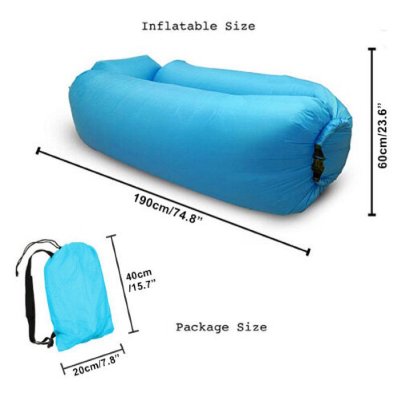 Lay Bag Pouf de Comping Gonflable Water Float V1 - Miniature 4