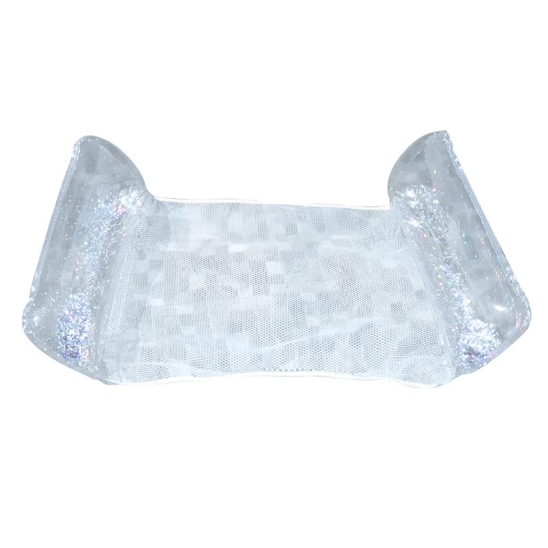 Hamac de Piscine Flottant Multifonction 4en1 Design Glitter, Confort Aquatique - - Miniature 5