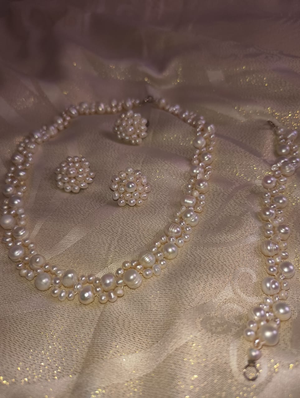 Parure de vrai perles  - Miniature 2
