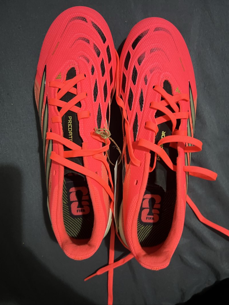 Soulier de football predator rose fluau pointure 39 - Miniature 4