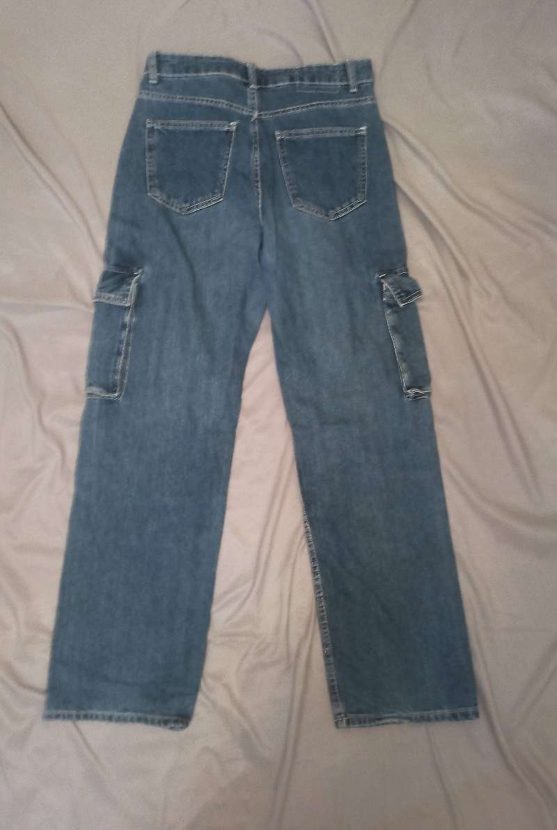 Jean, Bershka, cargo ,36 - Miniature 2