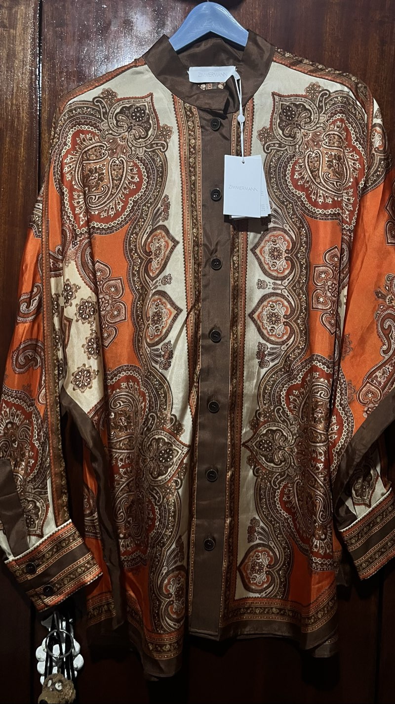 Chemise orange taille 3