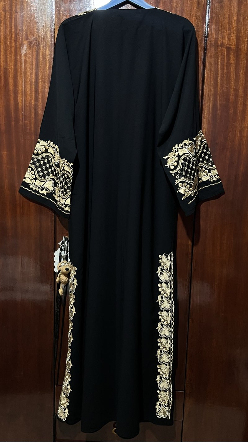 Abaya noire taille xxl - Miniature 2