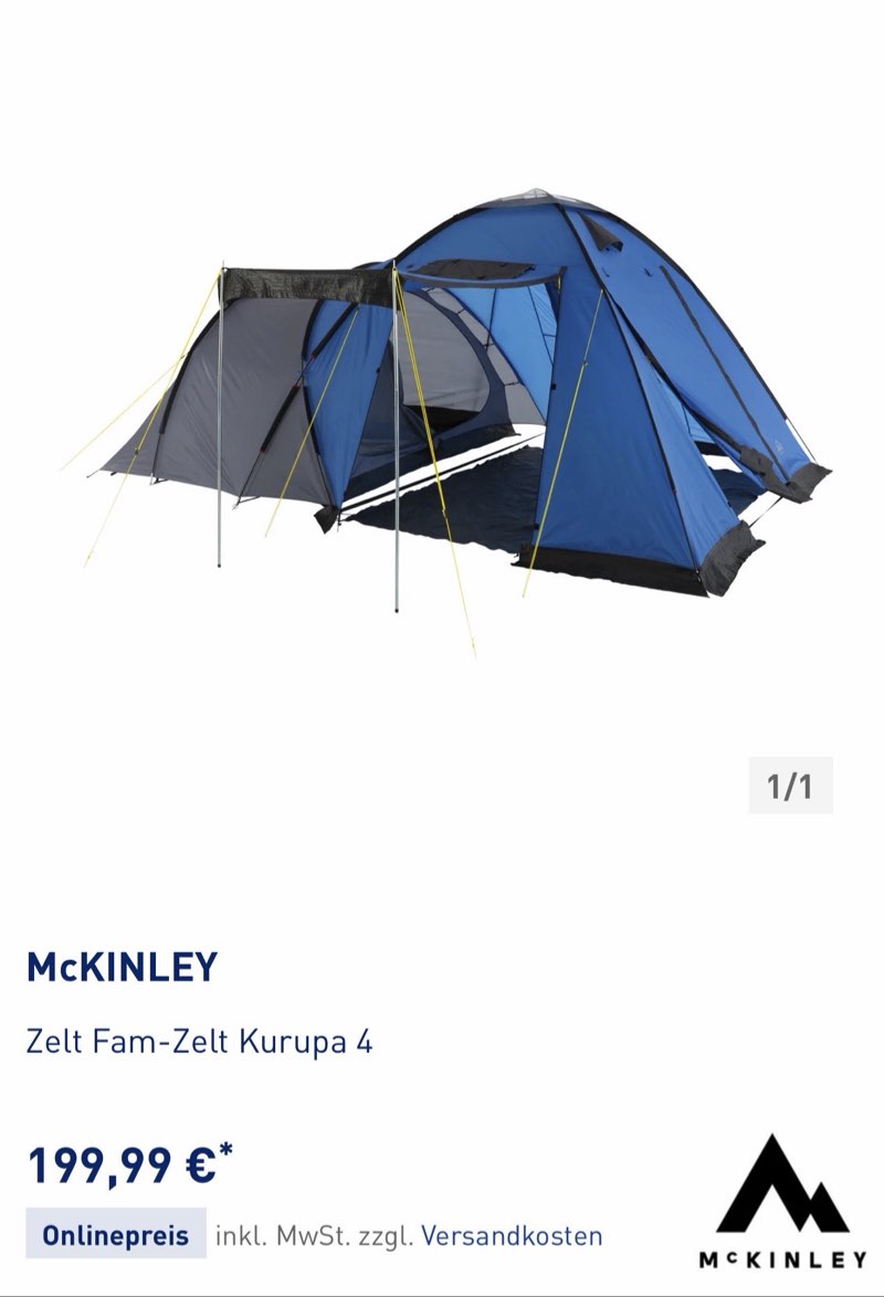 Tente familiale McKinley Kurupa 4