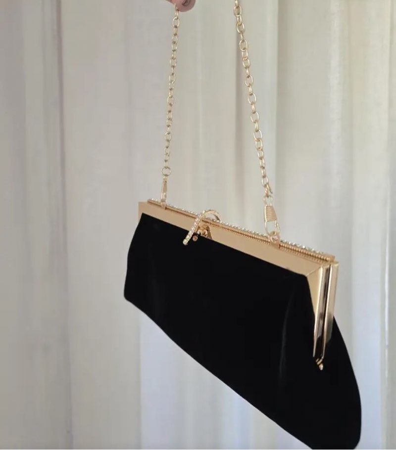 Pochette en velours - Miniature 2