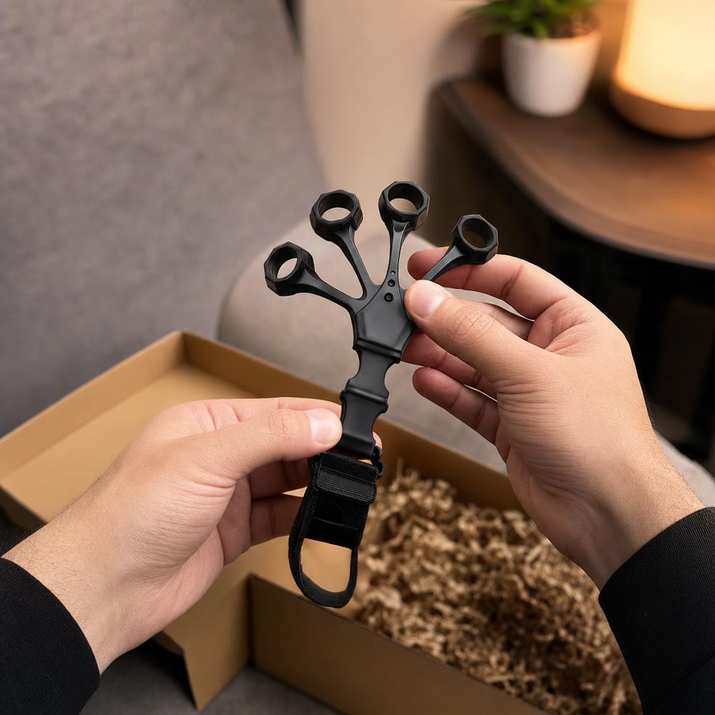 Extenseur de doigts 5 ressorts pour renforcer la prise et l’avant-bras - Miniature 4