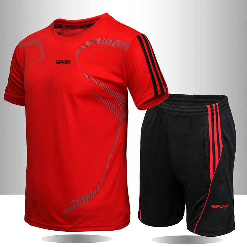 Ensemble sport homme 2 pièces pour entraînement et fitness