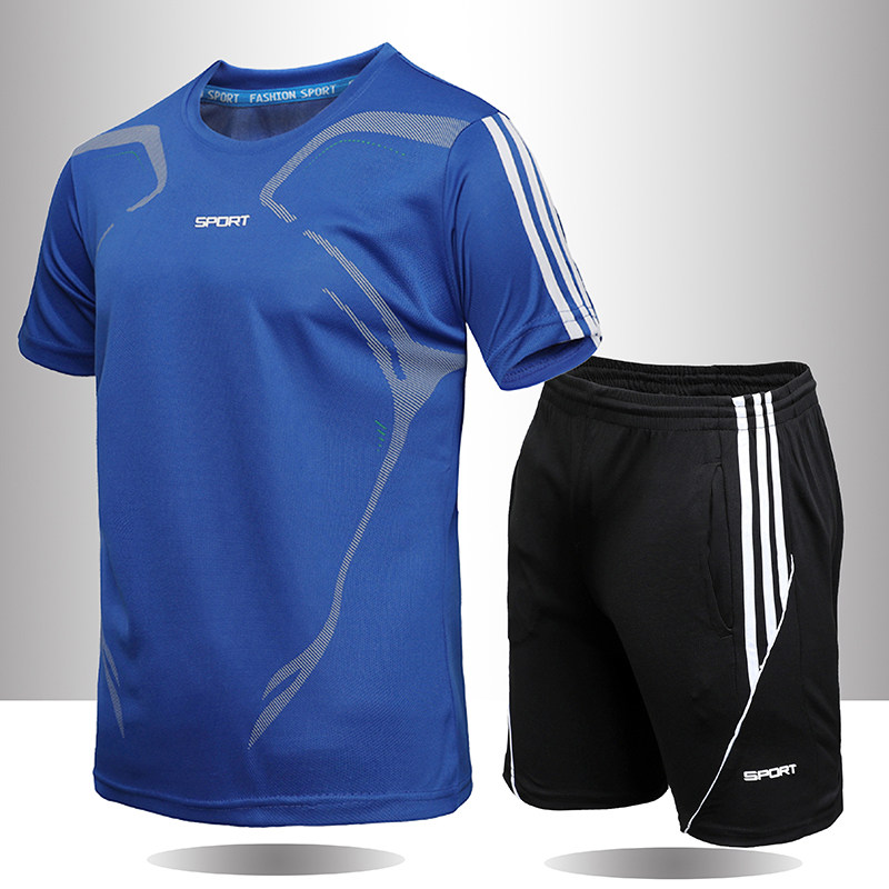 Ensemble sport homme 2 pièces pour entraînement et fitness - Miniature 2