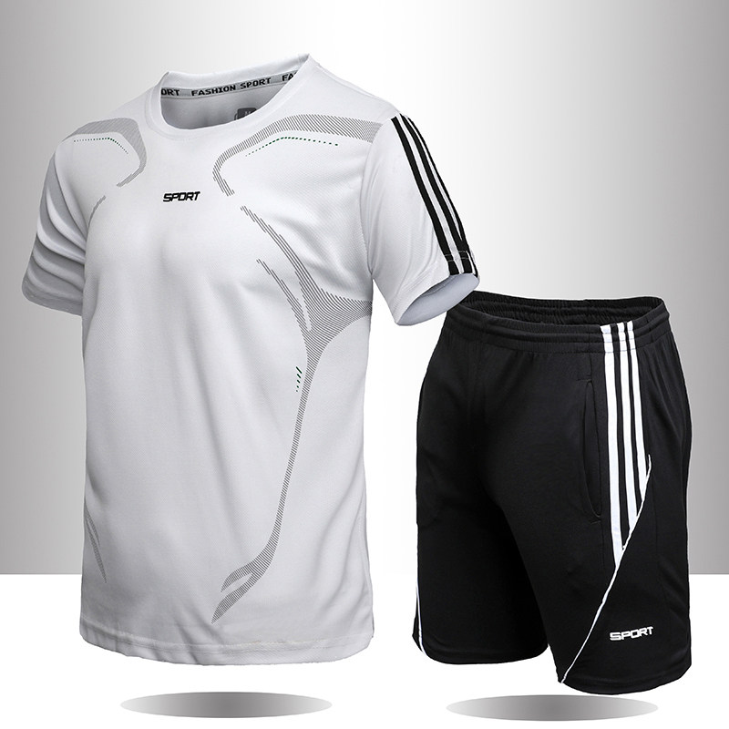 Ensemble sport homme 2 pièces pour entraînement et fitness - Miniature 3
