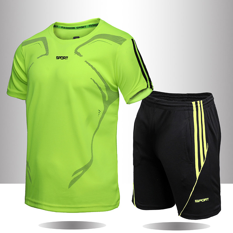 Ensemble sport homme 2 pièces pour entraînement et fitness - Miniature 5