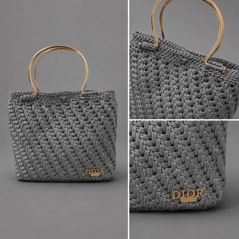 Sac krochi gris - Miniature 2