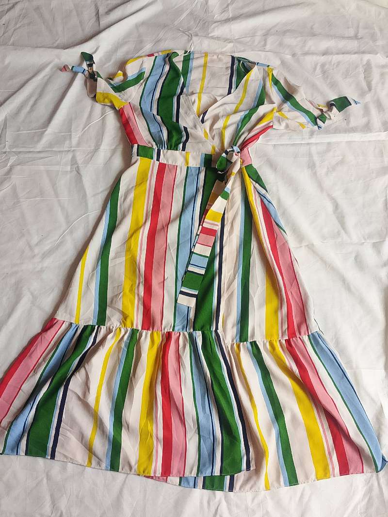 robe d'été style portefeuille