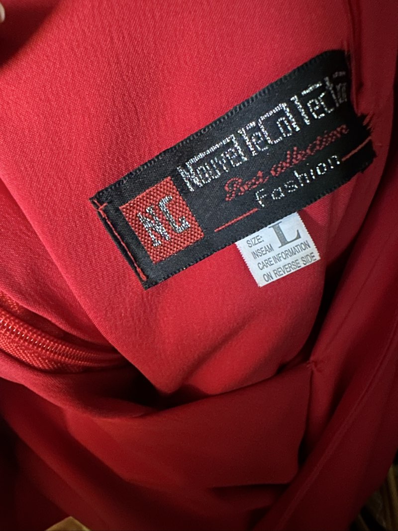 Robe rouge taille L - Miniature 3