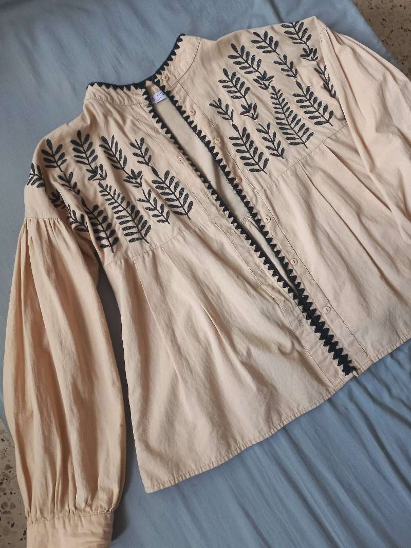 Chemise beige vintage taille s/m