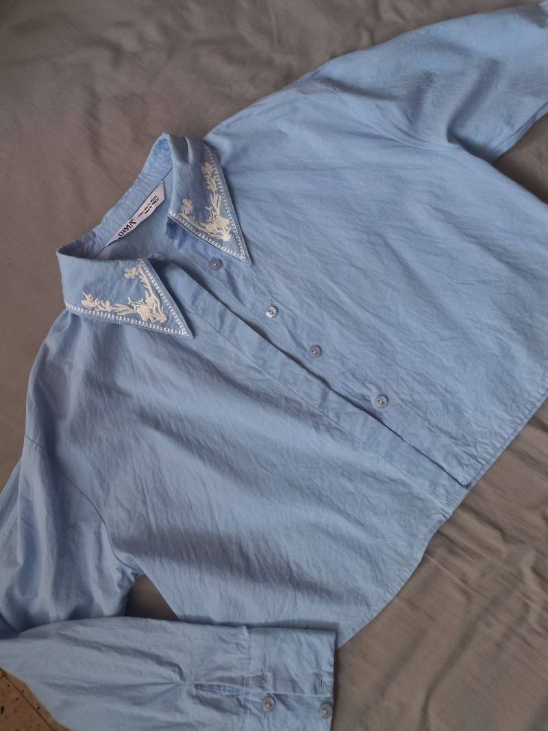 Chemise bleu courtes taille m