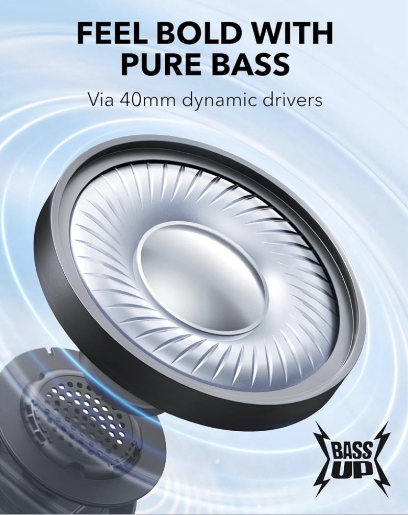 Casque Anker Sans Fil soundcore H30i Basses Puissantes Bluetooth 5.3 et Charge R - Miniature 3