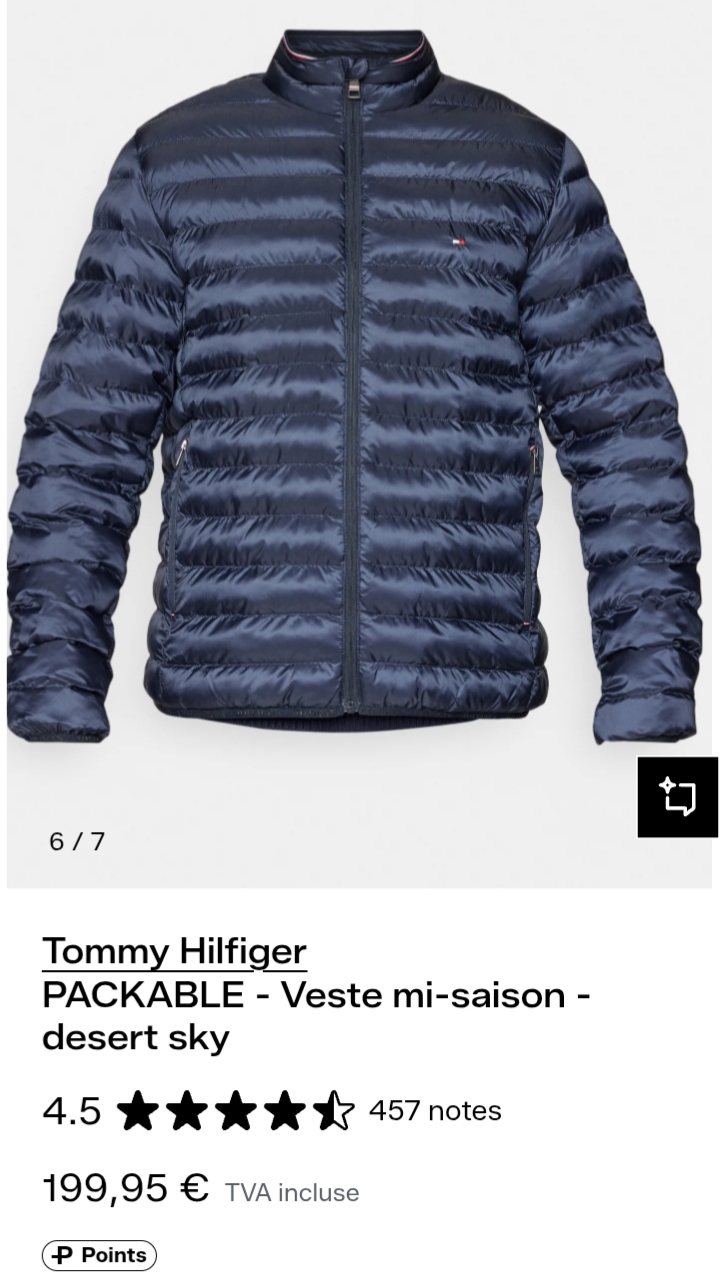 Doudoune Tommy Hilfiger. 