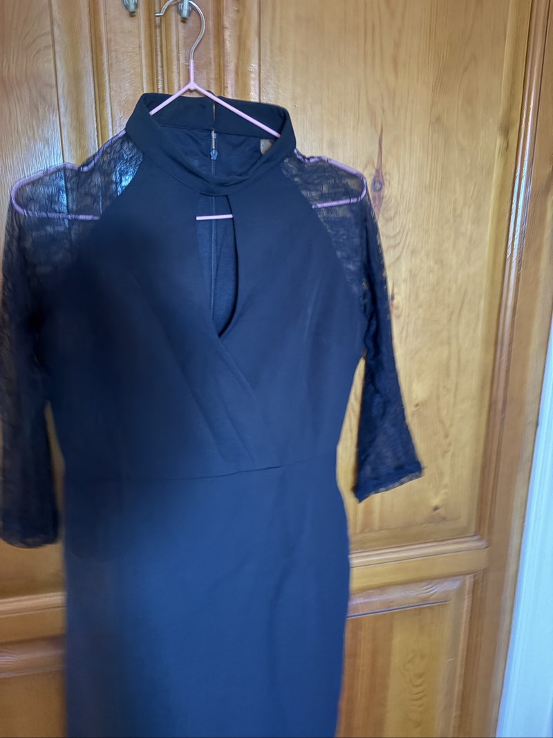 Robe classique noire - Miniature 2