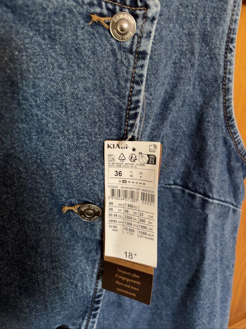 Top en jeans - Miniature 2