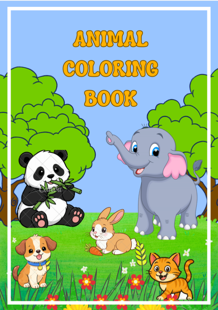 كتاب تلوين الحيوانات للاطفال