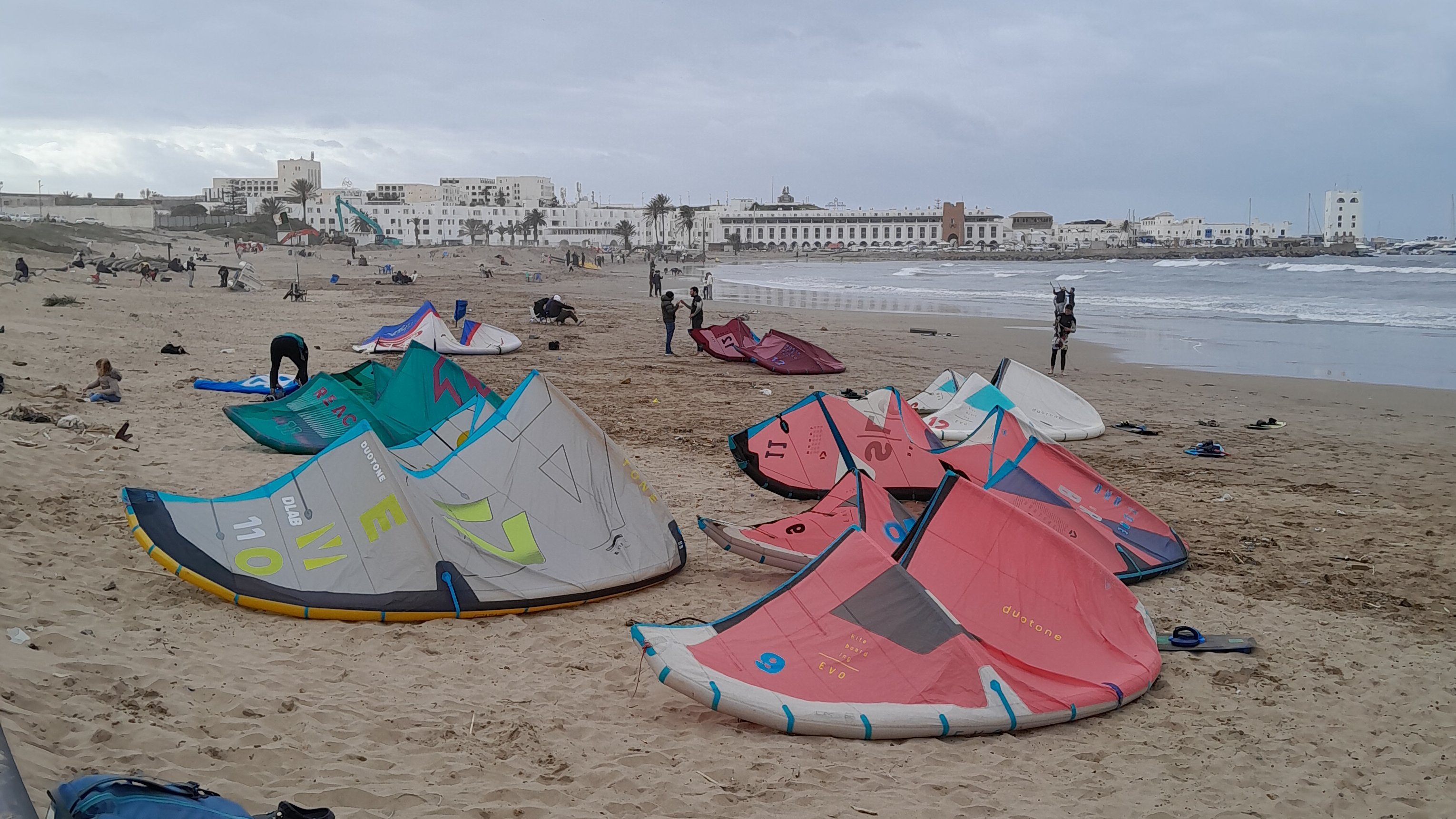 Kitesurf et planche à voile
